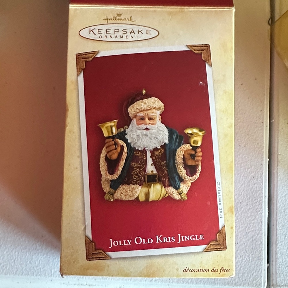 Hallmark Keepsake Ornament - Santa with Golden Bells 2004